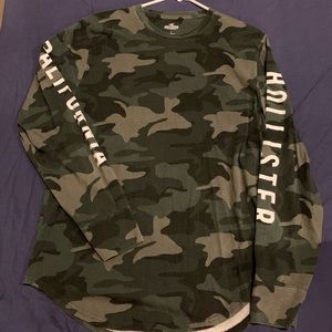 Hollister camo long sleeve